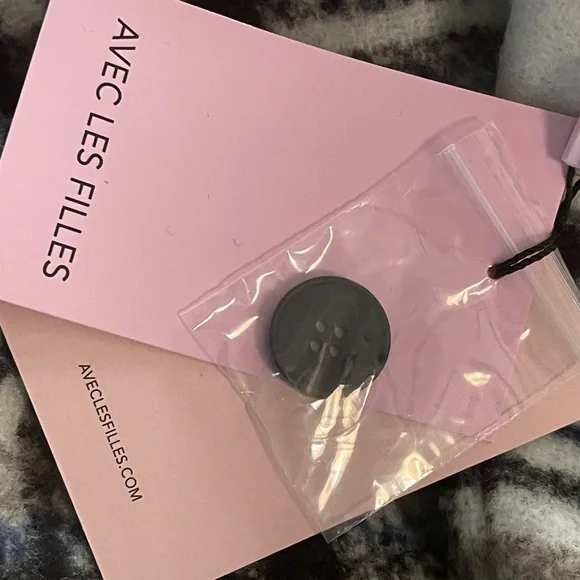 Anthropologie Avec Les Filles Jacket Size Large Plaid Utility Coat - Picture 9 of 9